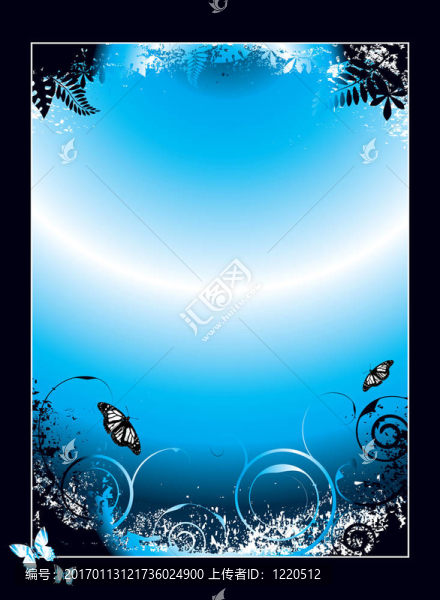黑色漸變的花