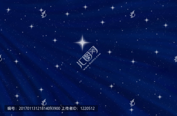 星光燦爛的夜晚