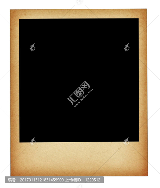舊的彩色相框隔離