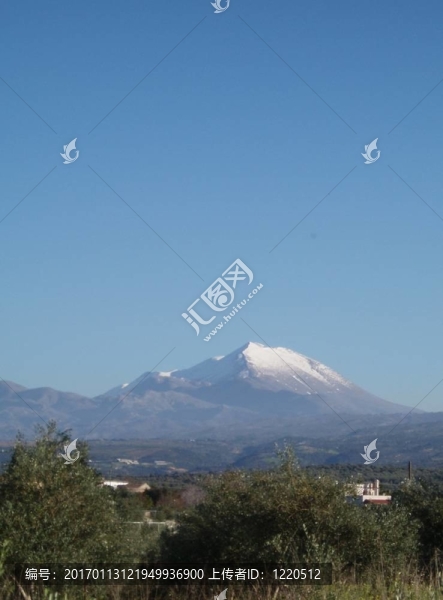 山的冬天