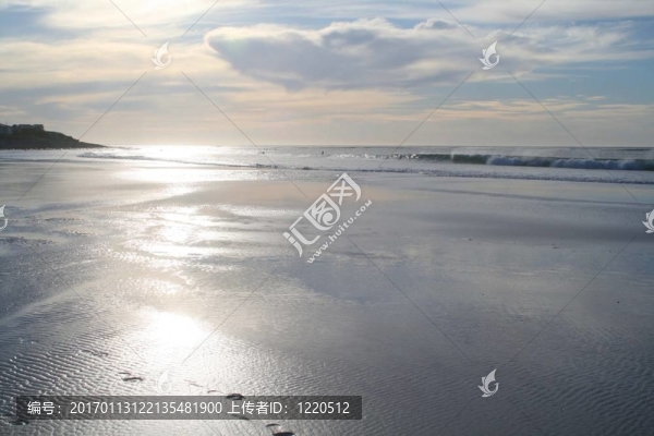 海灘上的天空