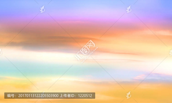 多彩的天空背景