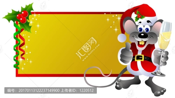 圣誕節(jié)的標簽Rat