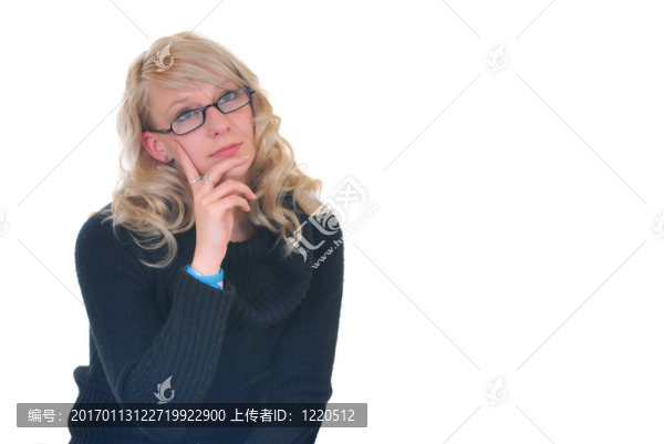憂郁的青少年學生