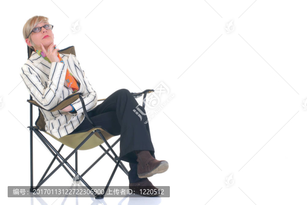 金發(fā)碧眼的女商人