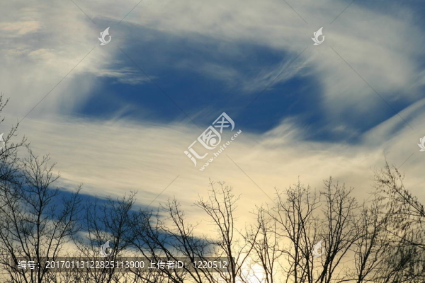 藍色的天空