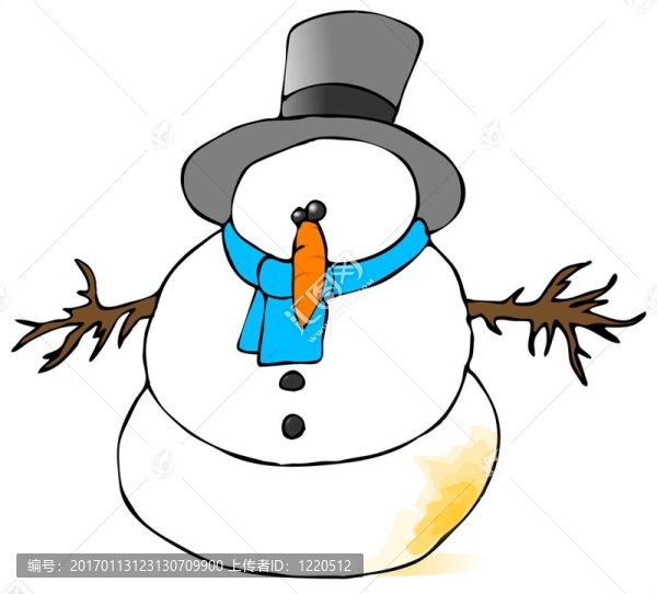 黃色的雪人