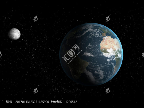 地球和月亮
