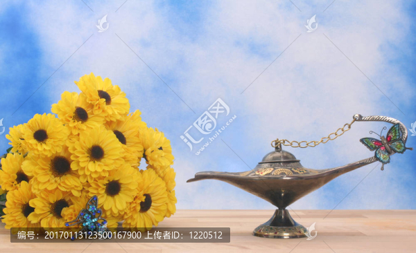 油燈與Flowers