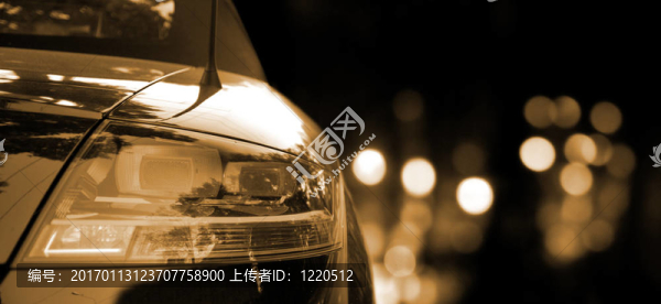 黑色的車