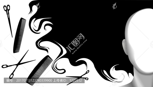 發(fā)型美女背景