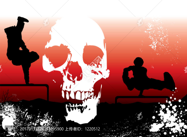 極端的頭骨