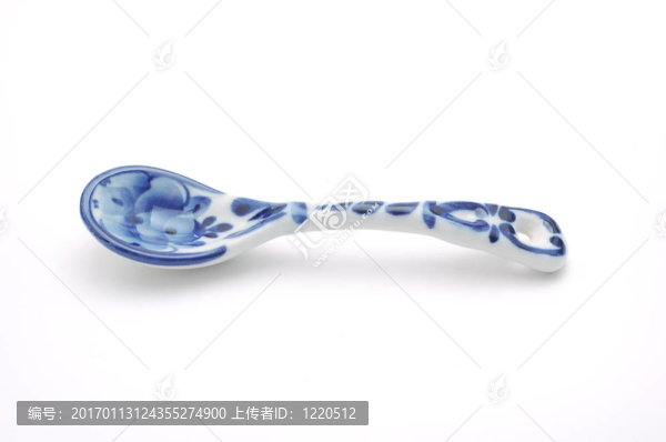 陶瓷繪畫(huà)的勺子