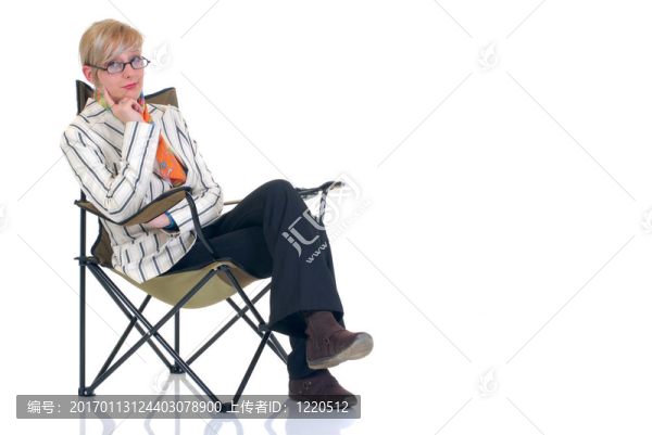 金發(fā)碧眼的女商人