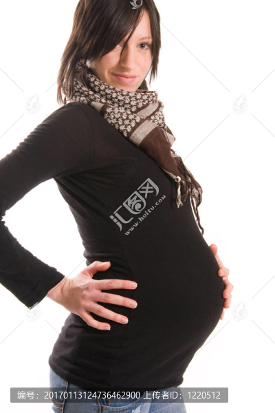 年輕的孕婦