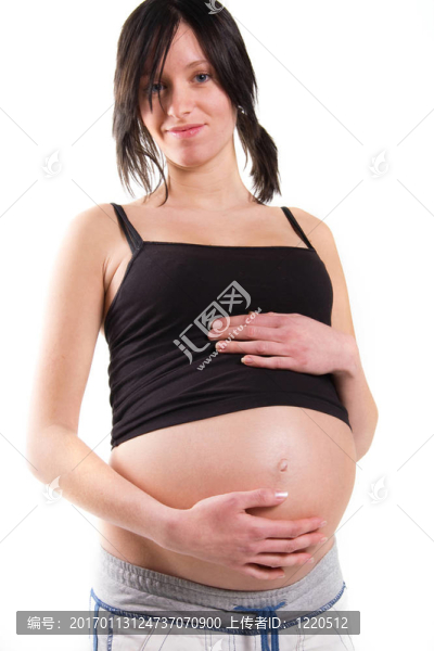 年輕的孕婦