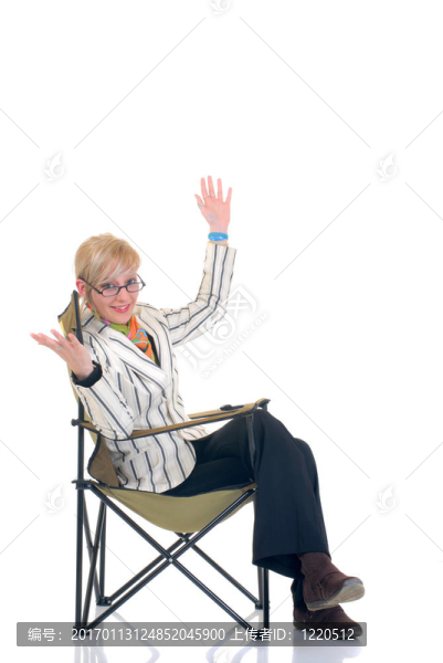 金發(fā)碧眼的女商人