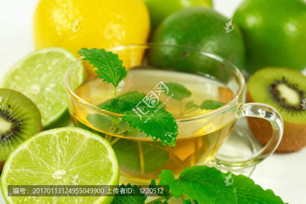 新鮮薄荷綠茶
