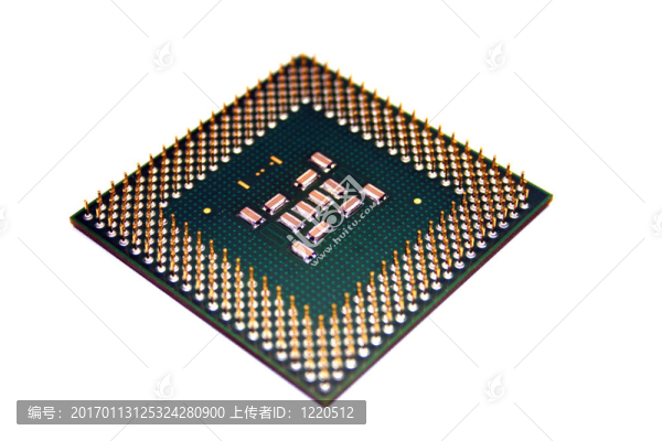 白色電腦上隔離的中央處理器