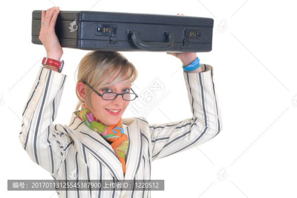 金發(fā)碧眼的女商人