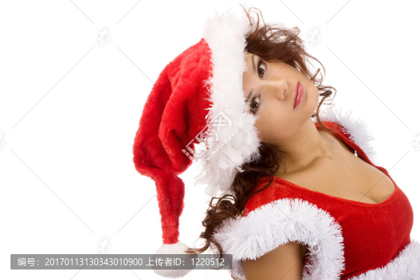 可愛(ài)的圣誕女孩