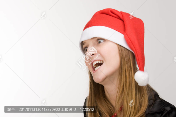 瘋狂圣誕老人的女孩