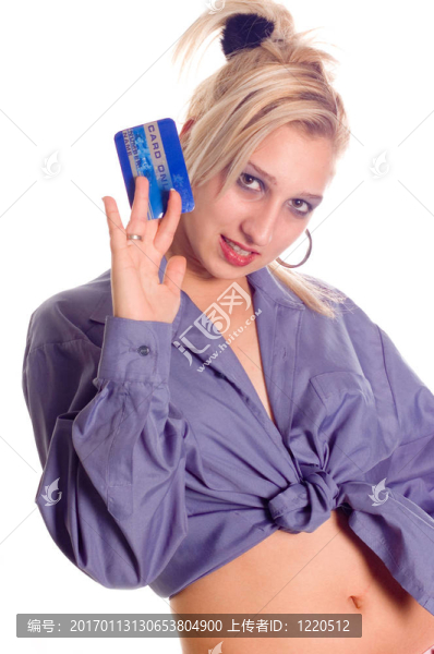 帶信用卡的女人