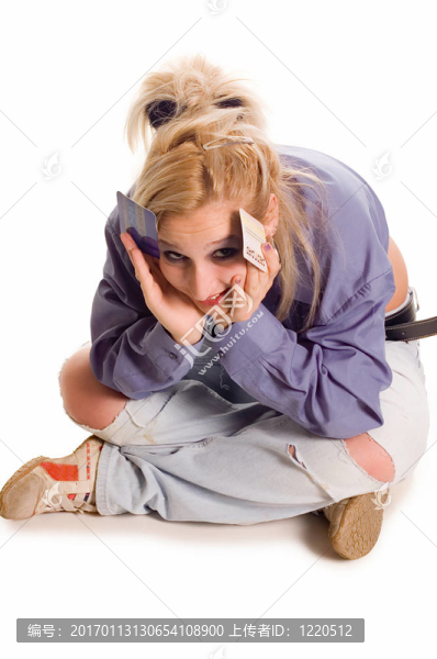 帶信用卡的女人