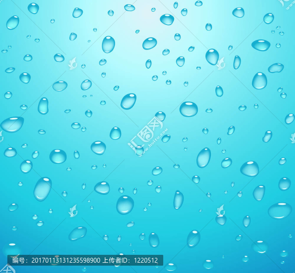 透明的水珠