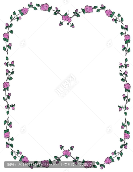 玫瑰花邊
