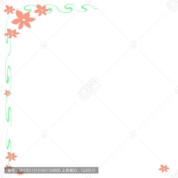 粉紅色的花框