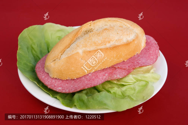 夾肉面包