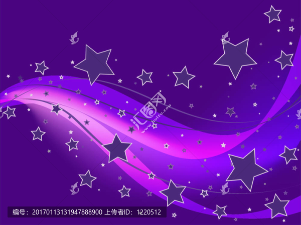紫色的星星背景