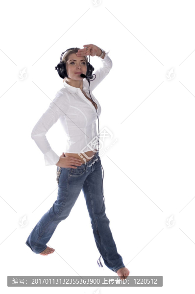 敬禮的女飛行員