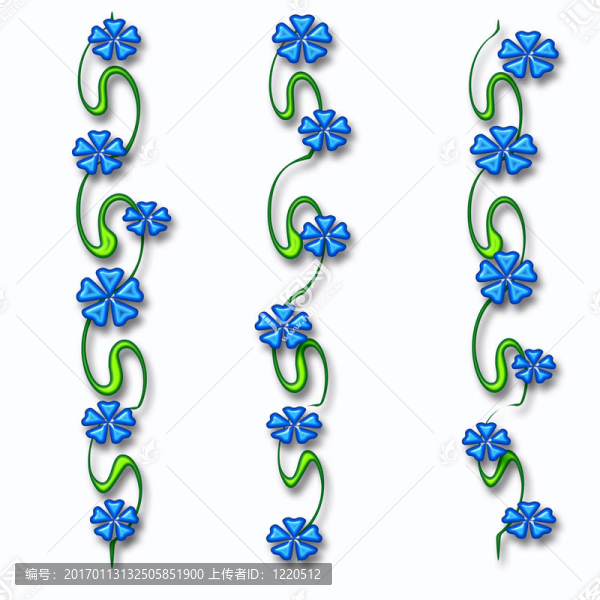 霓虹燈的花