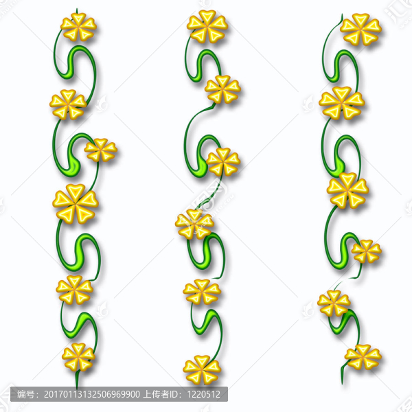 霓虹燈的花