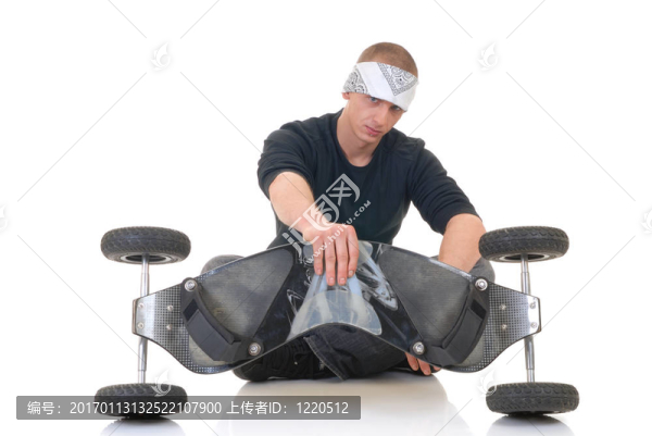 男孩和他的滑板