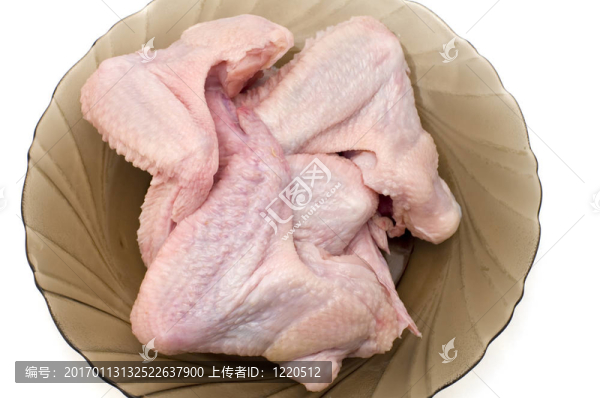 白色的雞翼
