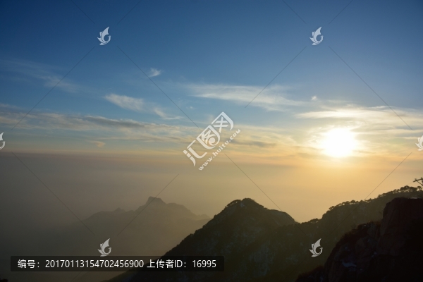 泰山冬日景色