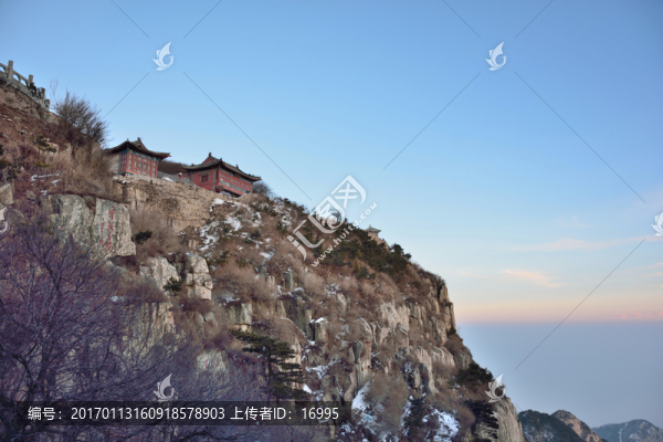 泰山冬日風光