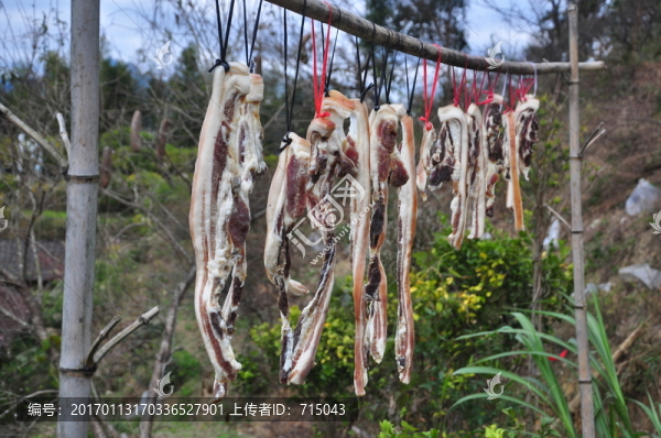 曬臘肉