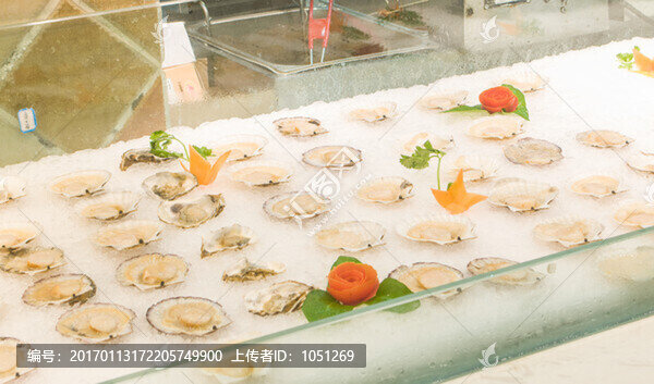 自助餐貝類海鮮區(qū)