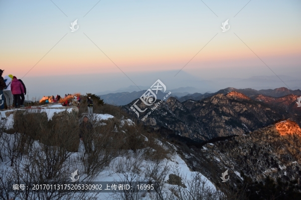 泰山冬日風光