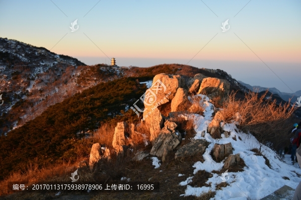 泰山雪景