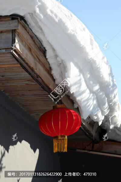 雪鄉(xiāng),雙峰林場,春節(jié),紅燈,燈