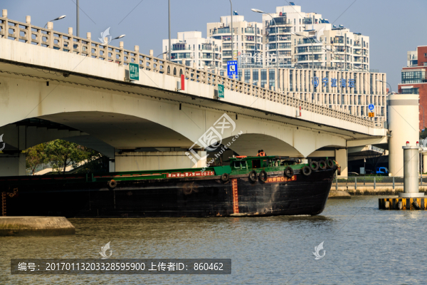 沙船過(guò)橋,姚江,三江口