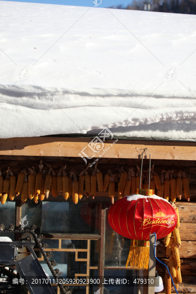 雪鄉(xiāng),雙峰林場,春節(jié),紅燈,燈