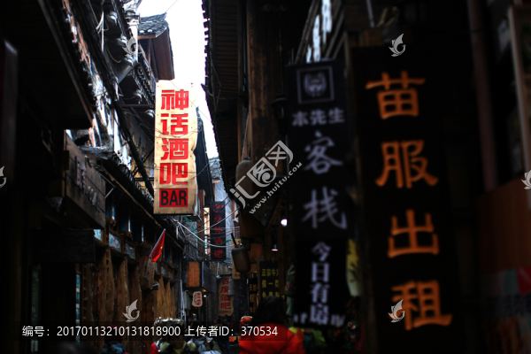 鳳凰古城,夜景,湘西,著名景點(diǎn)