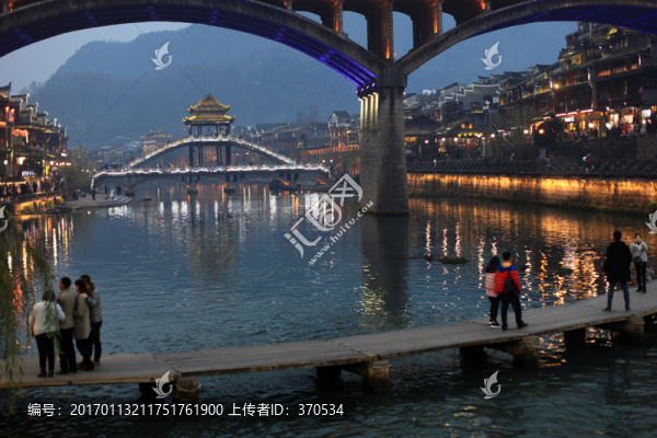 鳳凰古城,夜景,湘西,著名景點(diǎn)