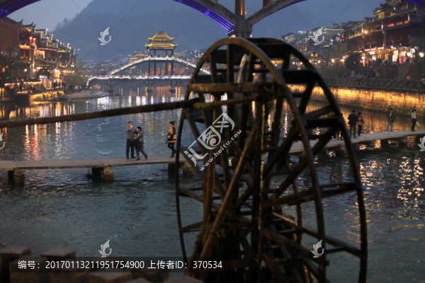 鳳凰古城,夜景,湘西,著名景點